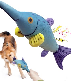 Large Squeaky Dog Toys :Plush Soft Dog Chew Toys - Tug of War for Large,Small, Medium,Puppy Breeds-Puppy Toys to Keep Them Busy